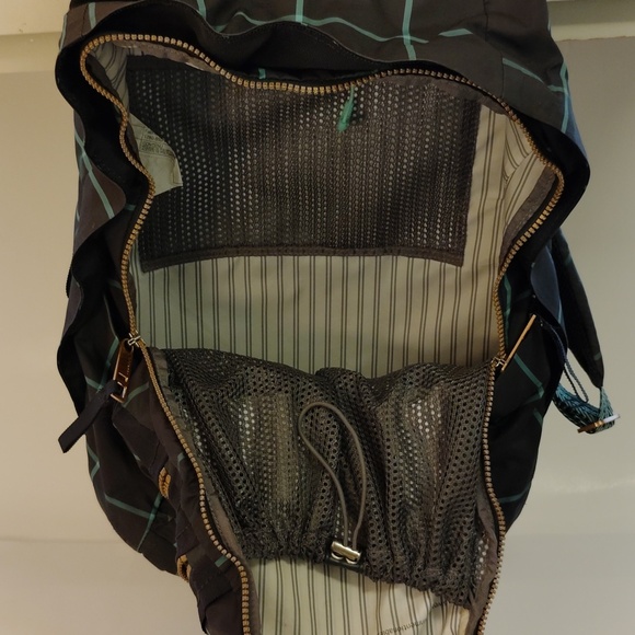 lululemon athletica Black Backpack with Green Grid Pattern - Picture 5 of 14